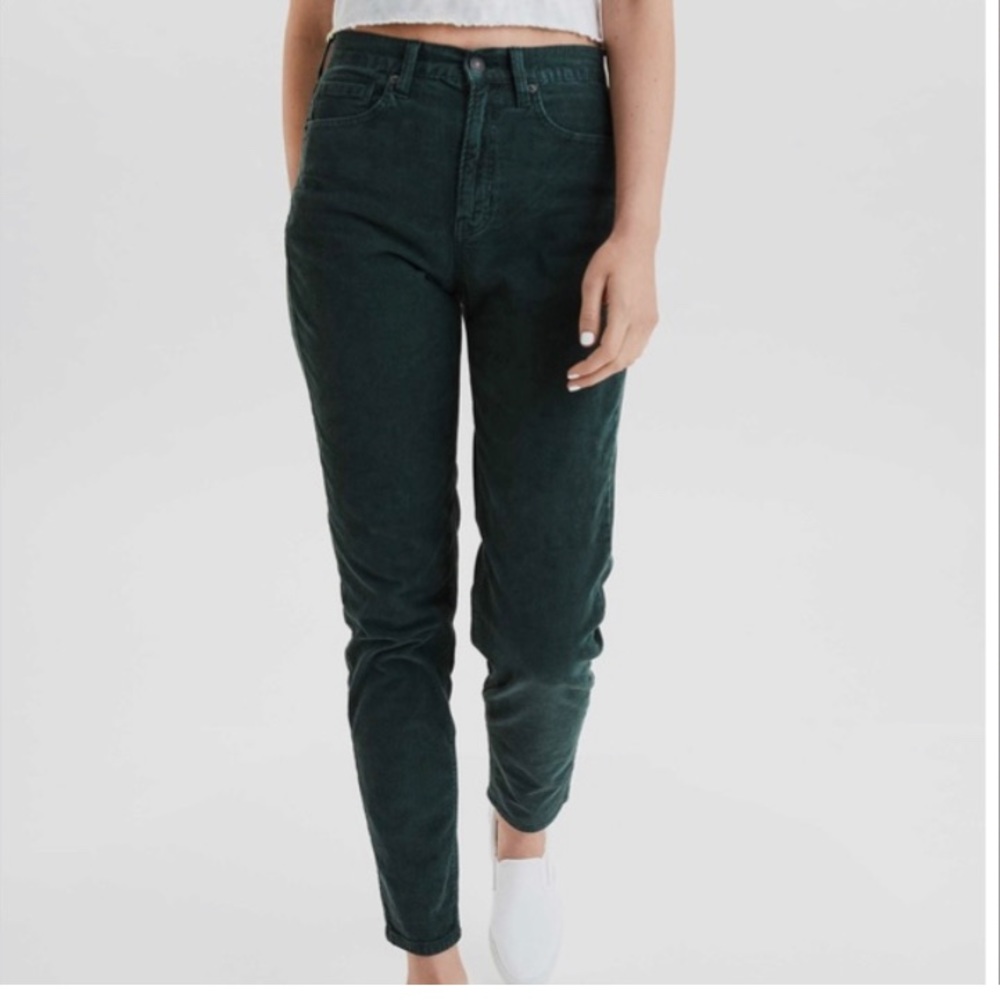 NWT- American eagle green corduroy pants